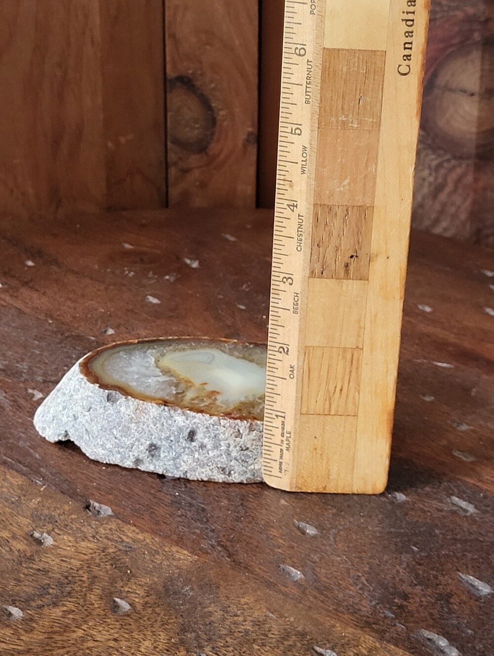 Polished Agate Geode Slice - Picture 10 of 13